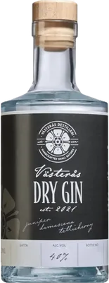 Bouteille de spiritueux : Dry Gin de la marque Västerås