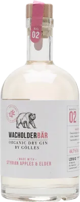 Bouteille de spiritueux : Styrian Apples & Elder Gin de la marque Wacholderbar