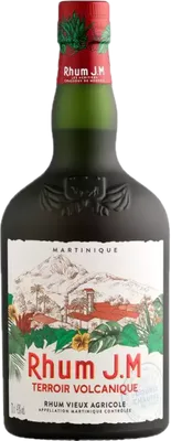 Bouteille de spiritueux : Terroir Volcanique de la marque Rhum J.M