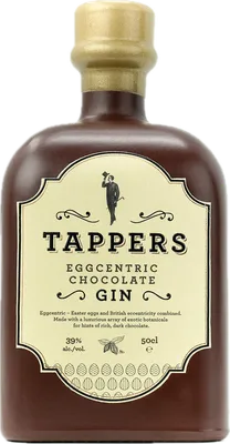 Bouteille de spiritueux : Eggcentric Chocolate Gin de la marque Tappers