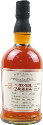 Bouteille de spiritueux : Exceptional Cask Selection IV Zinfandel de la marque Foursquare