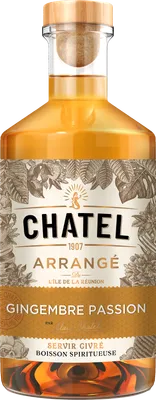 Bouteille de spiritueux : Arrangé Gingembre Passion de la marque Chatel