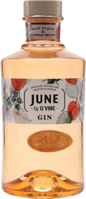 Bouteille de spiritueux : June by  Wild Peach & Summer Fruits de la marque G'Vine