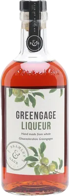 Bouteille de spiritueux : Greengage Gin Liqueur de la marque Bramley & Gage