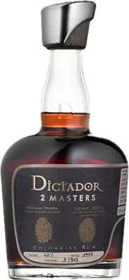 Bouteille de spiritueux : 2 Masters Leclerc Briant 1977 de la marque Dictador