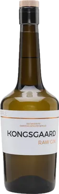 Bouteille de spiritueux : Raw Gin de la marque Kongsgaard