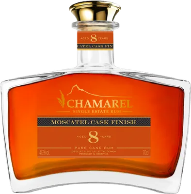 Bouteille de spiritueux : Moscatel Cask Finish de la marque Chamarel