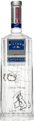 Bouteille de spiritueux : Original Gin de la marque Martin Miller's