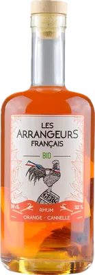 Bouteille de spiritueux : Orange – Cannelle de la marque Les Arrangeurs Français