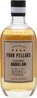 Bouteille de spiritueux : Chardonnay Barrel Gin de la marque Four Pillars