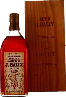 Bouteille de spiritueux : Millésime de la marque J. Bally