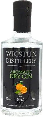 Bouteille de spiritueux : Aromatic Dry Gin de la marque Wicstun Distillery