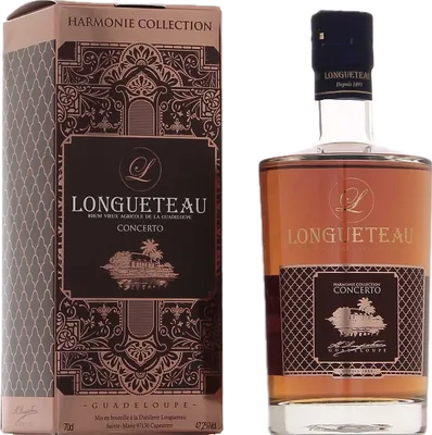 Bouteille de spiritueux : Concerto de la marque Longueteau