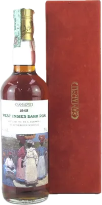 Bouteille de spiritueux : West Indies Dark Rum de la marque Samaroli
