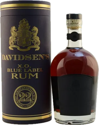 Bouteille de spiritueux : XO 22 Blue Label de la marque Davidsen's