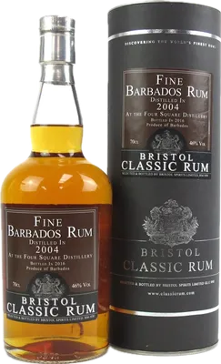 Bouteille de spiritueux : Fine Barbados Rum de la marque Foursquare
