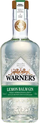 Bouteille de spiritueux : Lemon Balm Gin de la marque Warner's