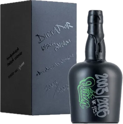 Bouteille de spiritueux : Black Edition Queen de la marque Dictador