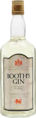 Bouteille de spiritueux : Dry Gin 1970 de la marque Booth's