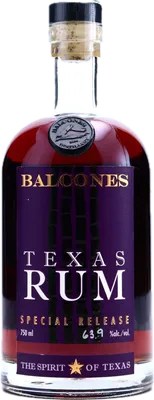 Bouteille de spiritueux : Texas Rum de la marque Balcones