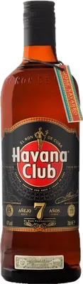 Bouteille de spiritueux : 7 Años Añejo de la marque Havana Club