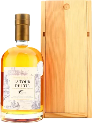Bouteille de spiritueux : La Tour De L'Or Bourbon Finish de la marque Distillerie du Simon