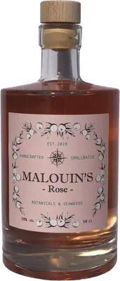 Bouteille de spiritueux : Rose de la marque Malouin's