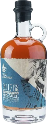 Bouteille de spiritueux : Ed. 16 Ron y Miel La Palma de la marque Tres Hombres