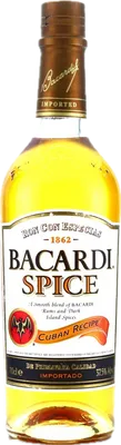 Bouteille de spiritueux : Spice de la marque Bacardi