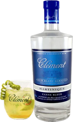 Bouteille de spiritueux : Canne Bleue - Gamme Bar de la marque Clément