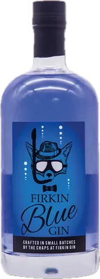 Bouteille de spiritueux : Blue Gin de la marque Firkin Gin