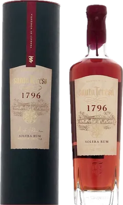 Bouteille de spiritueux : 1796 Solera Rum de la marque Santa Teresa