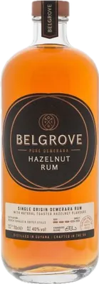 Bouteille de spiritueux : Pure Demerara Hazelnut Rum de la marque Belgrove