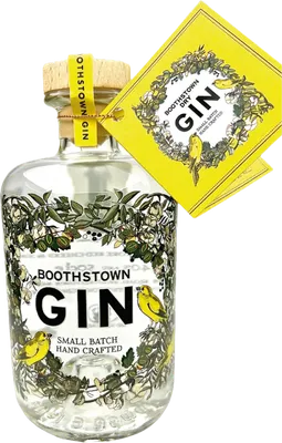 Bouteille de spiritueux : Dry Gin de la marque Boothstown