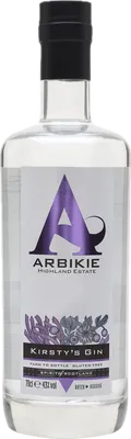 Bouteille de spiritueux : Kirsty's Gin de la marque Arbikie