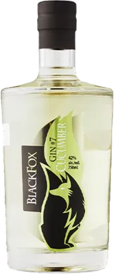Bouteille de spiritueux : Gin #7 Cucumber de la marque Black Fox