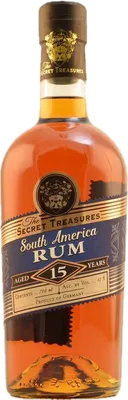 Bouteille de spiritueux : South American Rum de la marque Secret Treasures
