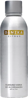 Bouteille de spiritueux : Citrus de la marque Danzka