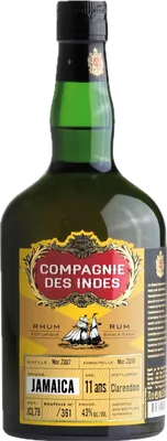 Bouteille de spiritueux : Jamaica de la marque Monymusk