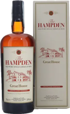 Bouteille de spiritueux : Great House (Distillery Edition 2019) de la marque Hampden