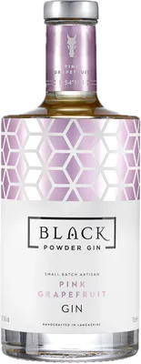 Bouteille de spiritueux : Pink Grapefruit Gin de la marque Black Powder