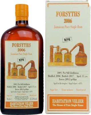Bouteille de spiritueux : Forsyths de la marque Worthy Park