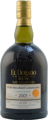 Bouteille de spiritueux : Rare Collection de la marque El Dorado