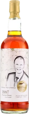 Bouteille de spiritueux : Bürgermeister Rum de la marque Caroni