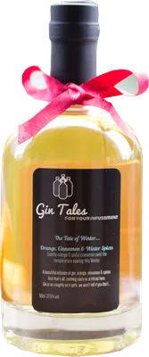 Bouteille de spiritueux : Orange, Cinnamon & Winter Spices de la marque Gin Tales