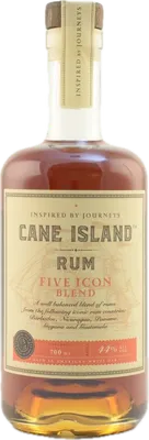 Bouteille de spiritueux : Five Icon Blend de la marque Cane Island