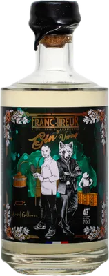 Bouteille de spiritueux : Gin Verny de la marque Franc-Tireur