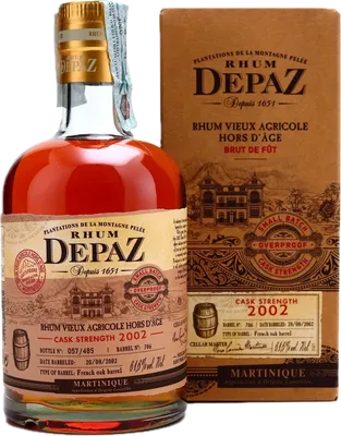Bouteille de spiritueux : Small Batch de la marque Depaz