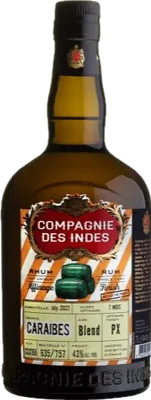 Bouteille de spiritueux : Caraïbes Blend PX (Bottled for Perola) de la marque Compagnie des Indes