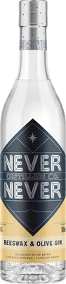 Bouteille de spiritueux : Beeswax and Olive Gin de la marque Never Never 